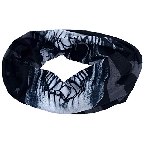 TERNNK Skull Face Mask, 3D Tube Mask, Durable, Breathable, UV Protection, Multi-Use, Unisex-Adults