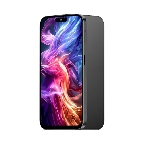 KostSell Unlocked 3G Mobile Phone, 6.6-inch Screen 16GB ROM (SD to 128GB), Dual SIM Dual Cameras, Android 10.0 OS, Face ID Cell Phones (Black)