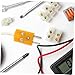 SOLUSTRE K Type Thermocouple Connectors 2 Pair Male Female Plugs Socket Industrial Grade High-Temperature Resistant