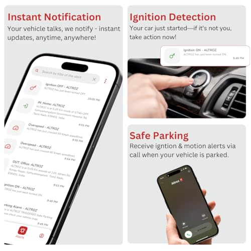 Image of Fleettrack 4G Lite GPS Tracking Device with 1 Year Free App - Wired Tracker for Car, Bike, Scooty, Truck, Bus | Real-Time Location, Engine Alerts, Geo-Fence, Driving Reports, 15+ Features