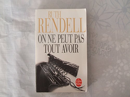 On Ne Peut Pas Tout Avoir [French] 2253134082 Book Cover