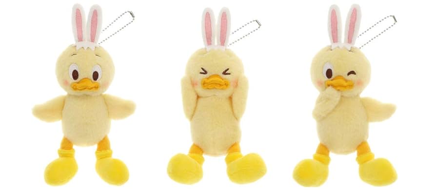 Disney - うさぴよ ぬいぐるみ ぬいぐるみバッジ セット Amazon | うさピヨ ぬいぐるみバッジ 3個セット ディズニー