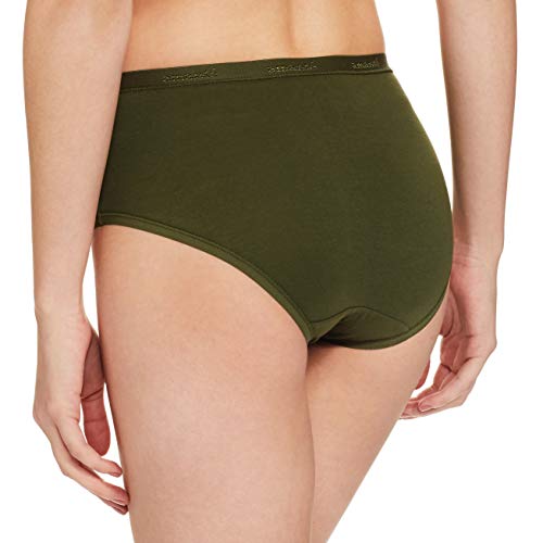 Image of Amante Solid Cotton Low Rise Hipster Panty Pack(Pack of 3)