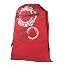 Blank Santa Sack, Personalized Christmas Gift Bag with Drawstring and Gift Ribbon Jumbo Size 27.6"x19.7"（Red）