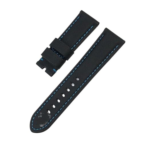 Bracelet de montre fibre carbone 26mm compatible Panerai PAM1312 noir