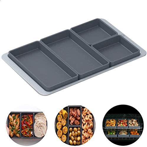 Sheet Pan Cooking Reimagined，Nonstick Bakeware,Sheet Pan Cookbook，Dividers for Half Sheet Cheat Sheets，Silicone...