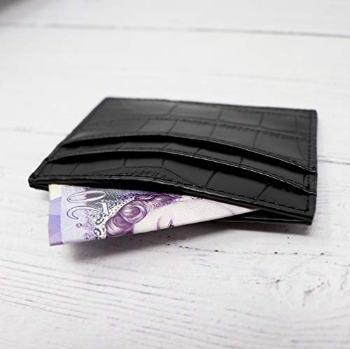 STEALTH Wallet - Minimalistische RFID-blokkerende Kaarthouder - Slanke Lederen Bank- en Creditcardhouders in… - Image 6