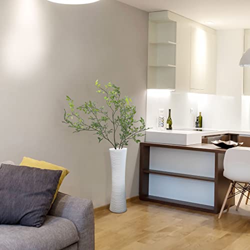 Acjryo 3Pcs Artificial Greenery Stems, 43.3 Inch Nandina Branches Tall Faux Plant Stems For Vase, Greenery Decor Stems Artificial Plant Leaves Bunches For Shop Garden Office Home Décor #TOP5