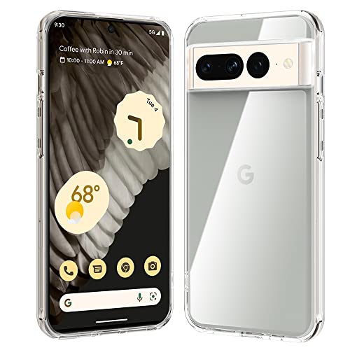 Filoto Ultra Clear Hülle für Google Pixel 7 Pro (2022) Transparent Vergilbungsfrei Slim Soft Silikon Handyhülle Anti-Fingerabdruck Kratzfest Stoßfest Fallschutz Dünn TPU Schutzhülle (Clear)