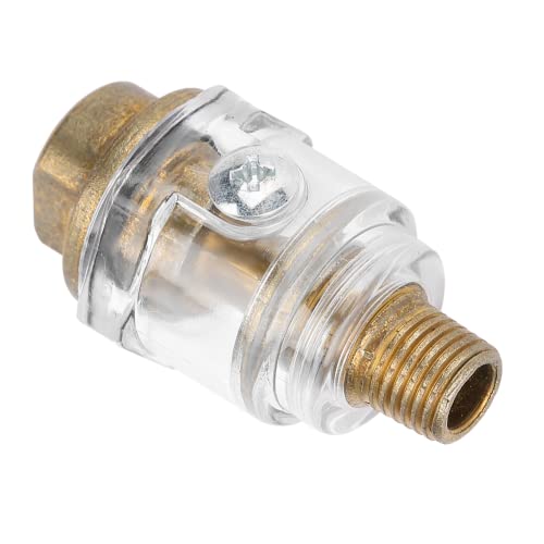 Lubrificador lubrificador em linha, lubrificador antidesgaste leve 1/4 pol. liga de zinco de plástic