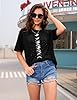 Lonya Women's T-Shirts Oversized Tops for Women Y2k Sun and Moon Graphic Tee Round Neck Bohemia Vintage Ladies Short Sleeve Retro Summer Casual Baggy Cotton Tee Tops, J-Black, XXL #2
