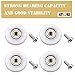 Atoplee 4 pcs Shower Door Rollers Runners Wheels - 23mm Replacement Part Bathroom Glass Runner Sliding Shower Door Roller Wheel (Roller Diameter 23mm)