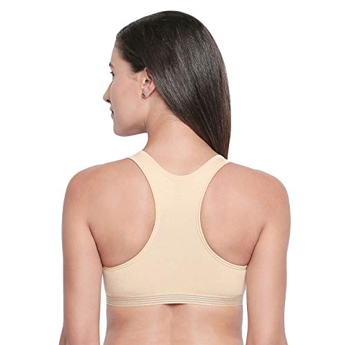 Image of BODYCARE Women's Cotton & Spandex Non Padded Non-Wired Sports Bra