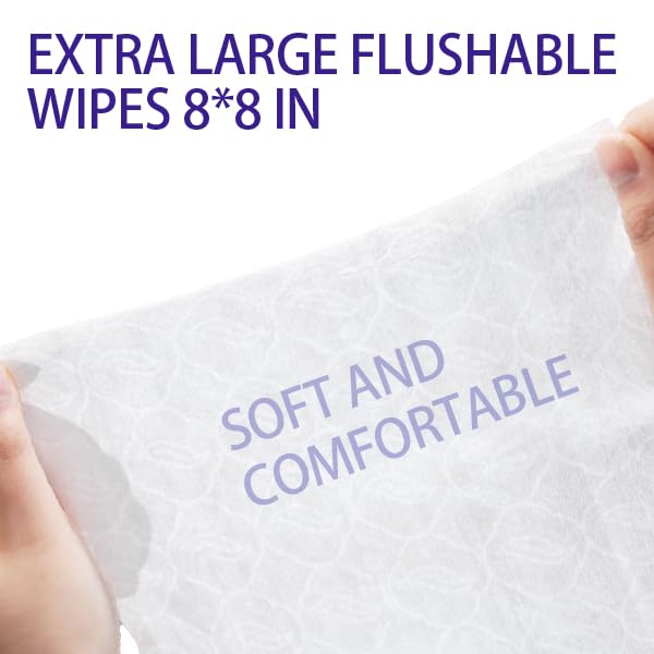 Miniatura 6 de Toallitas desechables XL para adultos, mujeres y hombres, toallitas grandes para glúteos, desechables, sin perfume, suaves y con pH equilibrado,