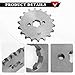 PRO BAT 420 18T 17mm Front Engine Sprocket 125cc 140cc 150cc 160cc TaoTao Loncin Lifan Zongshen Roketa Coolster Sunl Chinese ATV Quad Dirt Pit Mini Bike Go Kart