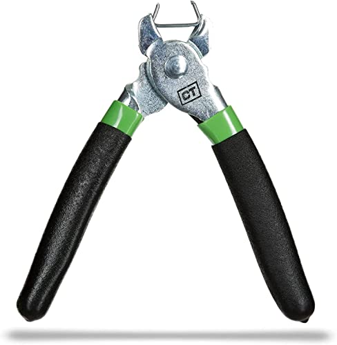 Hog Ring Pliers Kit 200 Pc 3/4" Galvanized Hog Rings With 1 Hog Ring Pliers, Hog Rings And Pliers, Hog Ring Pliers For Fencing, Automotive Upholstery Hog Rings And Pliers Upholstery Installation Kit #TOP1