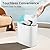 TIPGO Automatic Motion Sensor Bathroom Trash Can with Lid, 2.6 Gallon Touchless Trash Bin, Smart Garbage Can Plastic Slim Wastebasket for Bedroom, Office, Dorm (White)