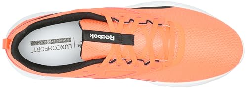 Reebok Men's Flexagon Energy Trail 4 Sneaker, Digital Coral/Black/Footwear White