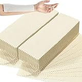 Loopeer 300 Pcs Natural Muslin Epilating Face Wax Strips Hair Removal Eyebrow Precut Body Facial Cotton Wax Cloth Strip for Women Men(8 x 2.8 Inch)