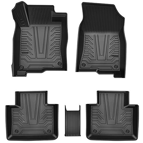 MIROZO Floor Mats Compatible for 2016-2022 Honda Civic Sedan/ Hatchback/ Type R (Not for 2022 Hatchback), All Weather Automotive Floor Mats Front & Rear Row Car Floor Liners