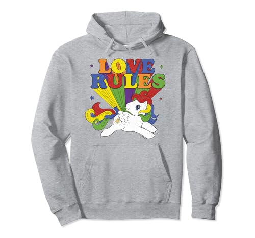 Sweat à capuche My Little Pony Rainbow Text pour fille