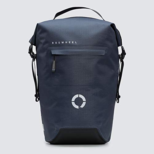 Roswheel Tour Pannier (Pair) Bolsa de alforja de Bicicleta, Unisex, Azul, Small / 20 litres