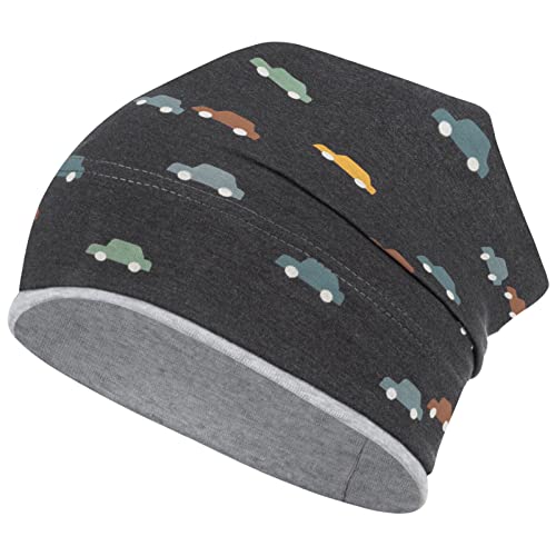 Smarilla-Jungen-Muetze-Uebergangsmuetze-Beanie-Fahrzeuge-Fruehling-Herbst-Baumwolle