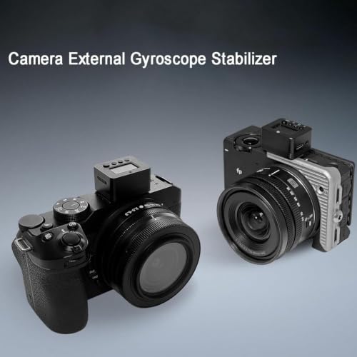 Image of Camera External Gyroscope Stabilizer, Rechargeable Aluminum Camera Stabilizer, Anti Shake, Cold Shoe Mount, for Outdoor Photography and Videography, DSLR Camera Gadgets