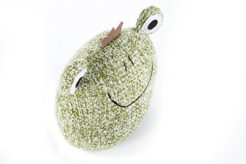 HEITMANN DECO Türstopper Frosch – grün – ca. 18,5 x 9,5 x 17,5 cm – aus Stoff – mit schwerer Füllung – für innen – praktischer Tür- & Fensterstopper für jedes Zuhause