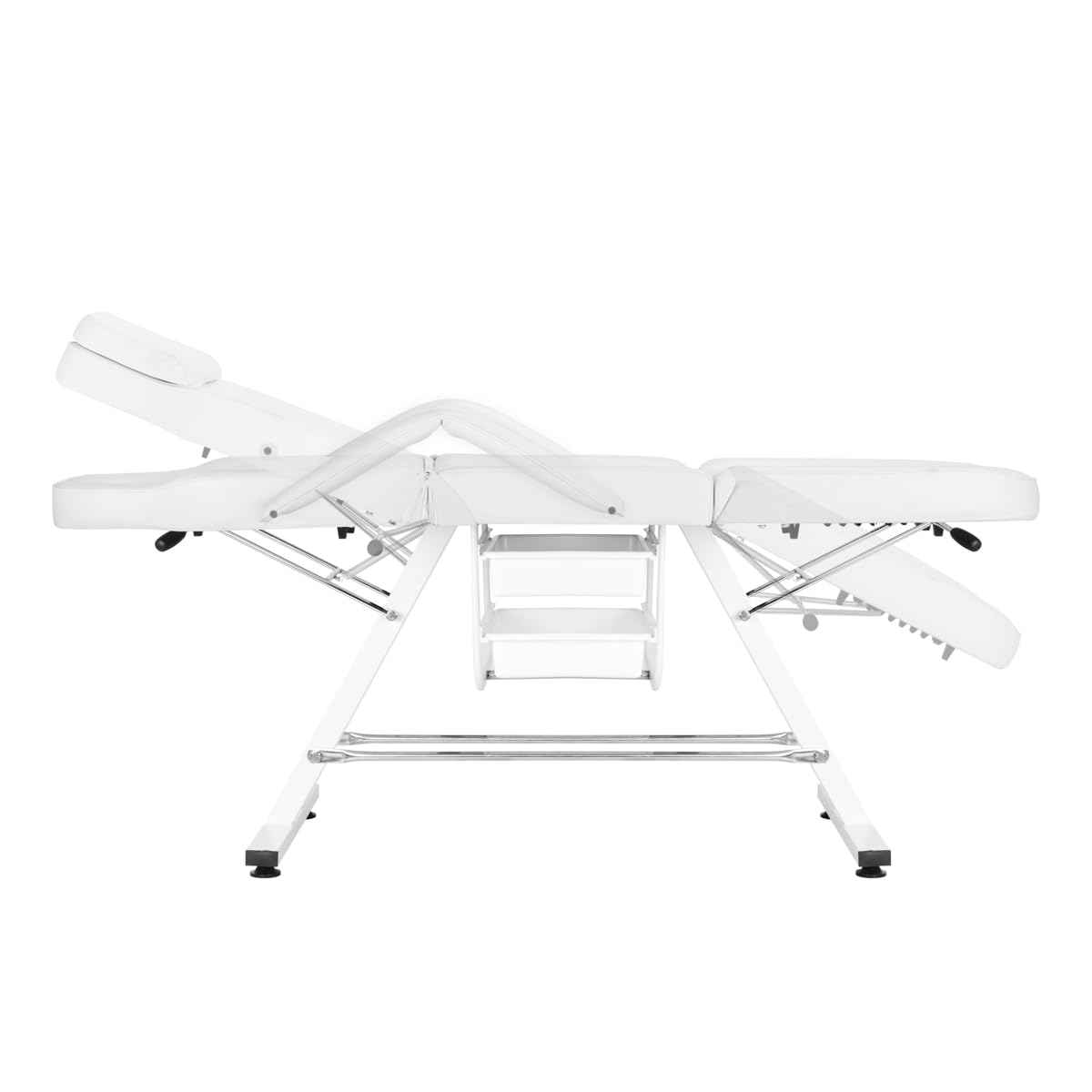 ACTIVESHOP Elektrische Kosmetikliege Kosmetikstuhl Behandlungsliege LUX 3 Weiss