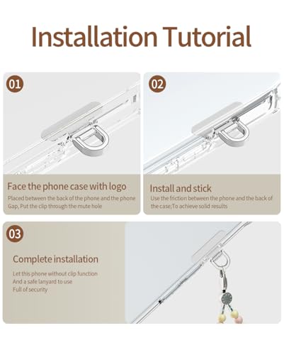 Phone Tether Tab,Bending 0.2mm Ultra-thin Stainless Steel Phone Metal Patch G - 第 27/68 張圖片