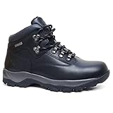Northwest Territory INUVIK Men’s Mid Rise Waterproof Leather Hiking & Walking Boots
