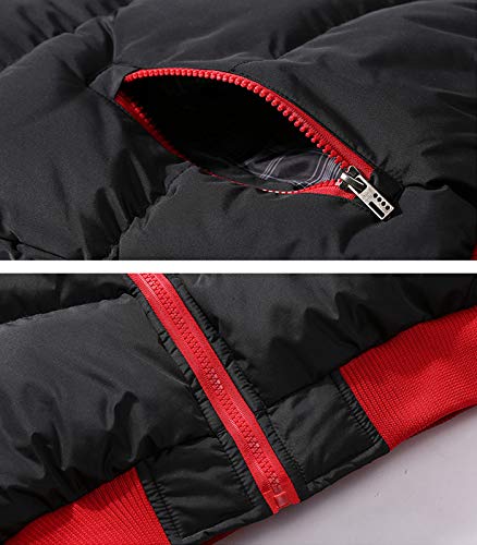 Fuwenni FUWENNIVEST1328G7M Men'S Winter Removable Hooded Padded Puffer Vest Army Green M thumb #5