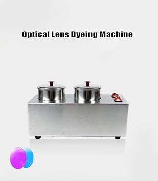 Optics Equipment Lens Tinting Machine 2 Pots Eyeglasses Lens Dyeing Machine Lens Tinting Bath