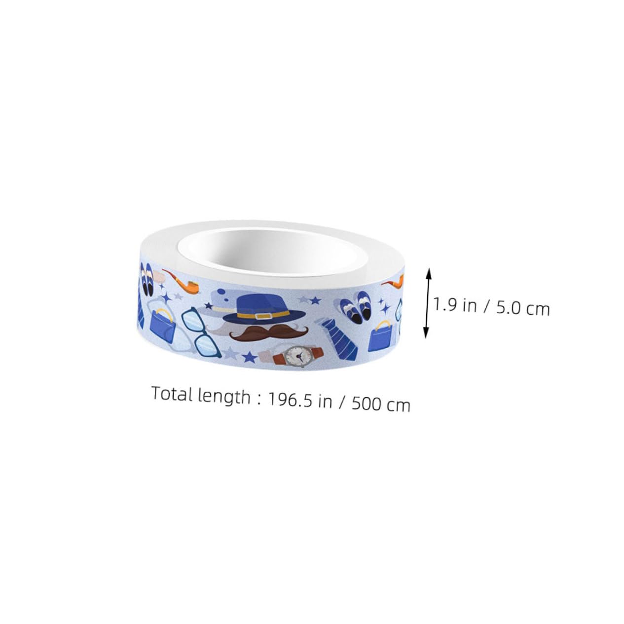 Tofficu 48rollen Washi Tape Für Diy Bastelprojekte Transparente Klebebänder Für Scrapbooking Geschenkverpackungen Und Journaling Zum Vatertag