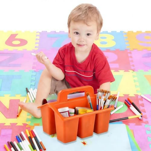 Panier de rangement bureau lot de 6 organiseurs à compartiments pour crayons et fournitures