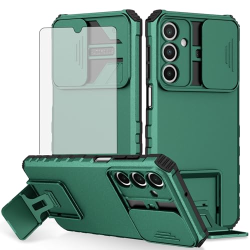 Coque Samsung Galaxy A36 5G antichoc à béquille et protection caméra coulissante rigide
