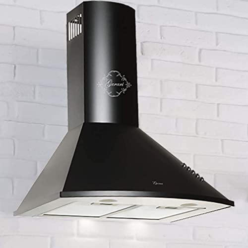 GURARI 046 Black 60 - Absorbente 1000 m³/h - 3 niveles - Campana extractora - Campana extractora