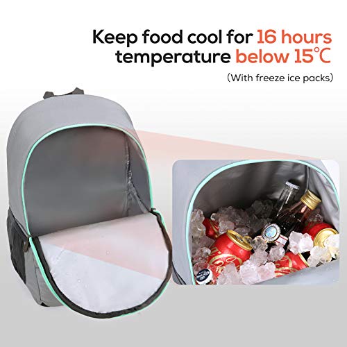 Tourit TO0260028A008-FUS Insulated Backpack Cooler 28 Cans Leakproof Lightweight Cooler Backpack thumb #3