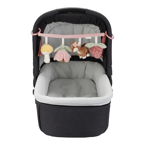Little Dutch Kinderwagenkette mit Figuren Spielzeug für Baby Reh rosa - Fairy Garden – Ansicht 2