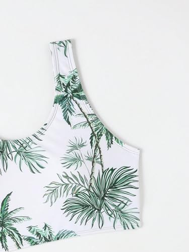 Milumia Girl's Two Piece Bikini Set Tropical Print Swimsuit Swimwear3