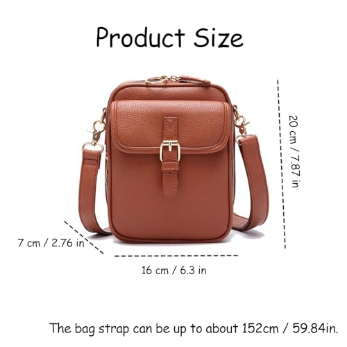 Roarrave Crossbody Leather Bag, Portable Collaboraten1 Crossbody Leather Bag Anti Theft Shoulder Bags2