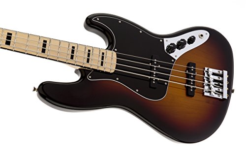 FENDER 0147702300 GEDDY LEE JAZZ BASS TOUCHE en érable couleurs SUNBURST Guitare électrique - Les Beatles, Paul McCartney, John Lennon, RIngo Starr, George Harrison FENDER 0147702300 GEDDY LEE JAZZ BASS TOUCHE en érable couleurs SUNBURST Guitare électrique – Image 6
