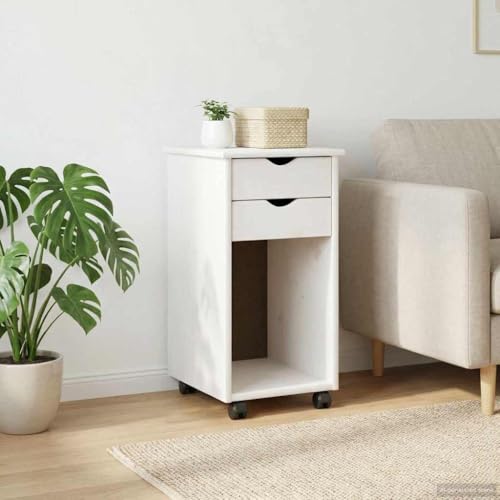 Meuble de rangement pour chambre et bureau en bois blanc