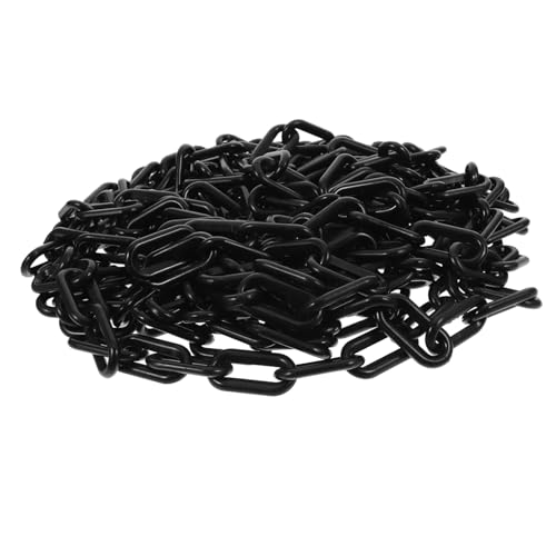Ciieeo 10m Plastic Safety Barrier Chain Crowd Control Chain Link for Caution Security Versatile