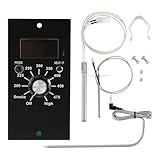 Digital Control Panel Kit Replacement for Pit Boss Pellet Grills PB340, 440D, 700FB, 820FB, 820D, with Temperature Probe, Hot Rod Ignition Meat Probe