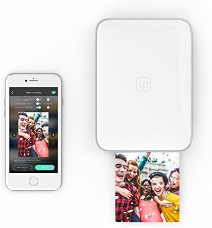 Amazon.com: Lifeprint - Impresora portátil de fotos y vídeo para iPhone y  Android (3 x 4,5), color negro con Lifeprint 40 unidades de película para  impresora de fotos y vídeo de realidad