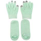 Ipetboom Touchscreen Gelhandschuhe Vollfinger Handschuhe Aus Federleichtem Material Mit Spa Socken Satz Feuchtigkeitsspendend Für Handpflege Und Hautbehandlung