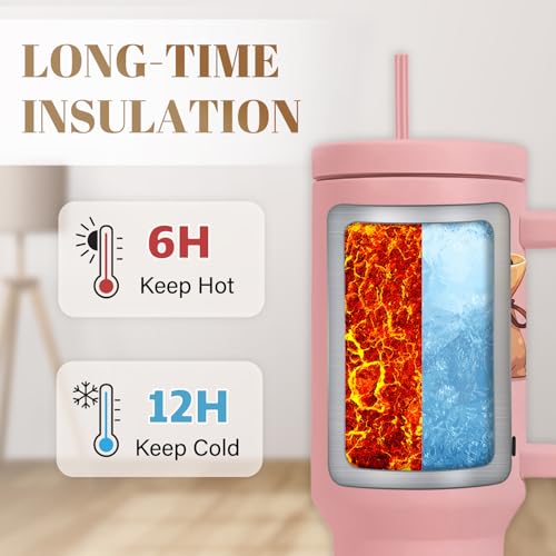 58% Off 40oz Cute Bean Tumbler - Perfect Anniversary Gift - Image 3