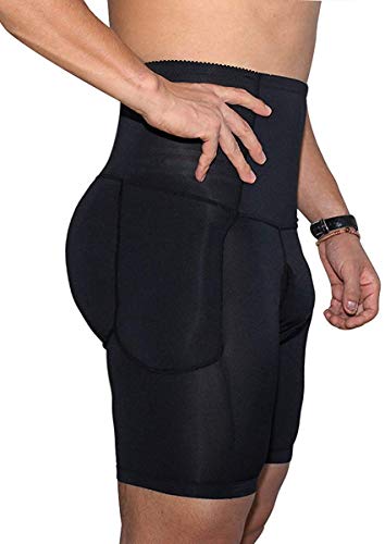 Mens Padded Butt Booster Enhancer Hip-up Slimming Underwear Butt Shapewear Boxer Briefs3